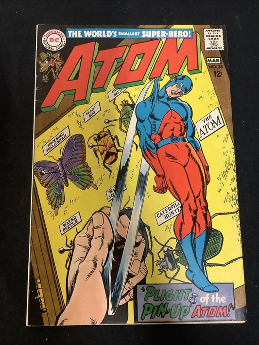 The Atom #35 (DC Comics February-March 1968) F/VF (7.0) Gardner Fox/Gil Kane