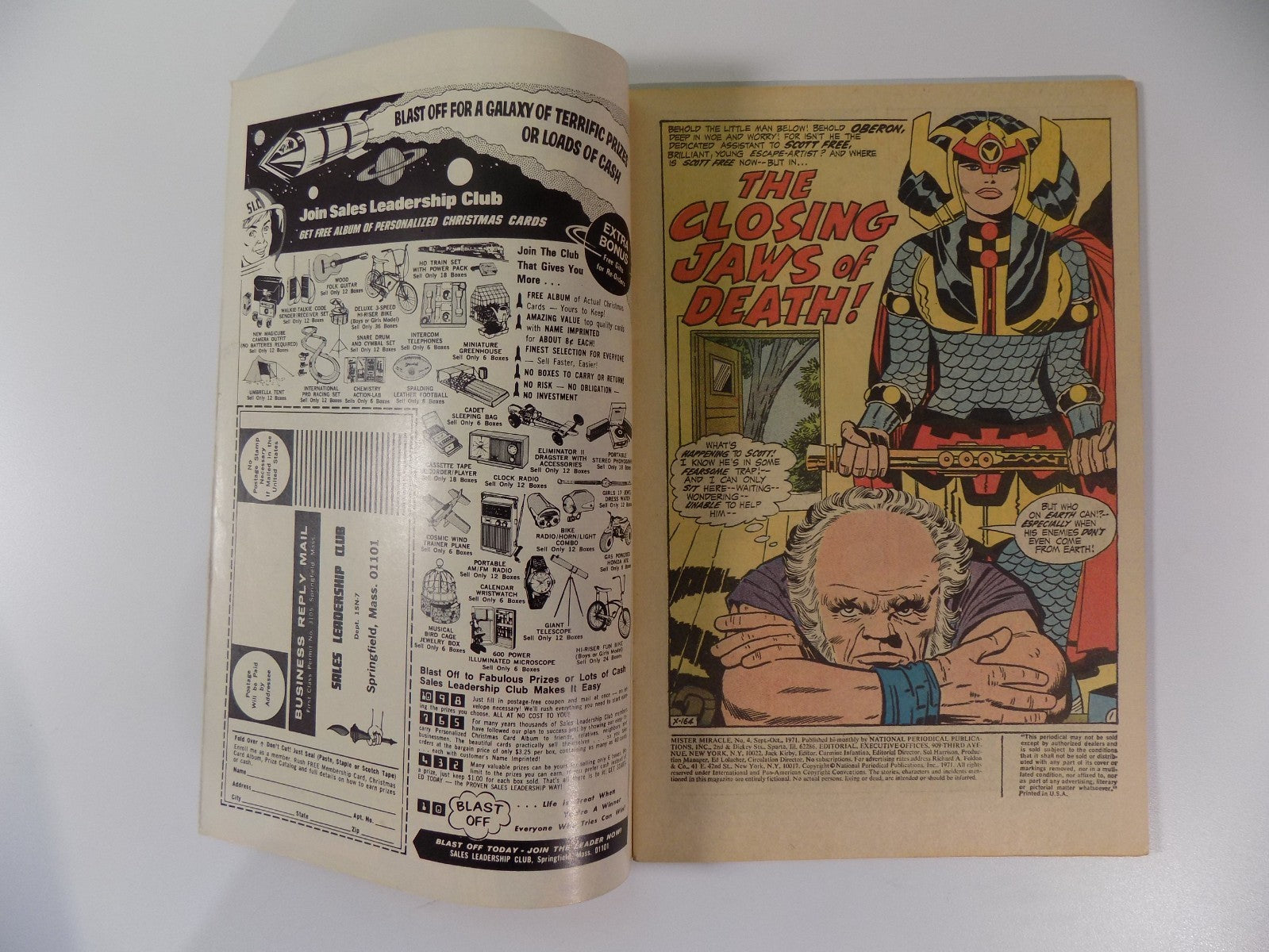 Mister Miracle #4 DC Comic October 1971 Fine/Very Fine