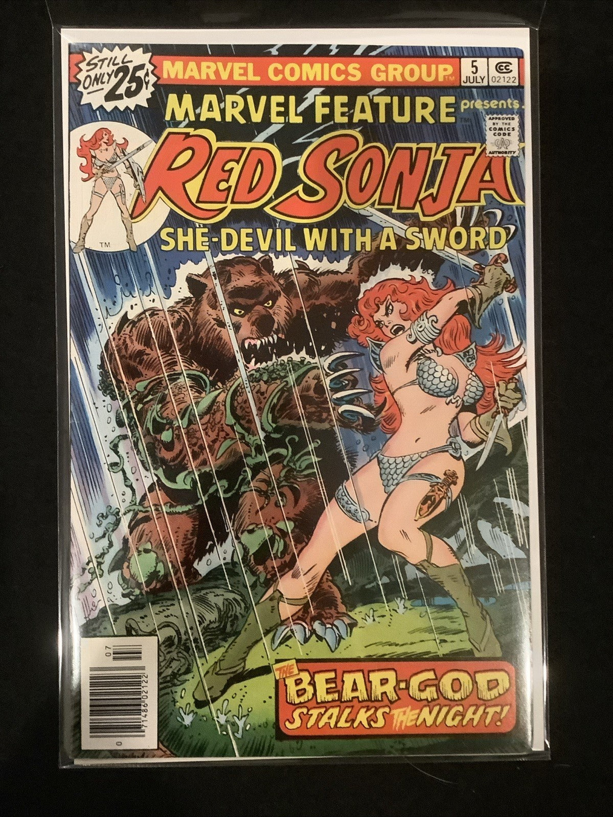 Marvel Feature #1-7 Comic Lot, Marvel Comics, Higher Grade Red Sonja! 1975