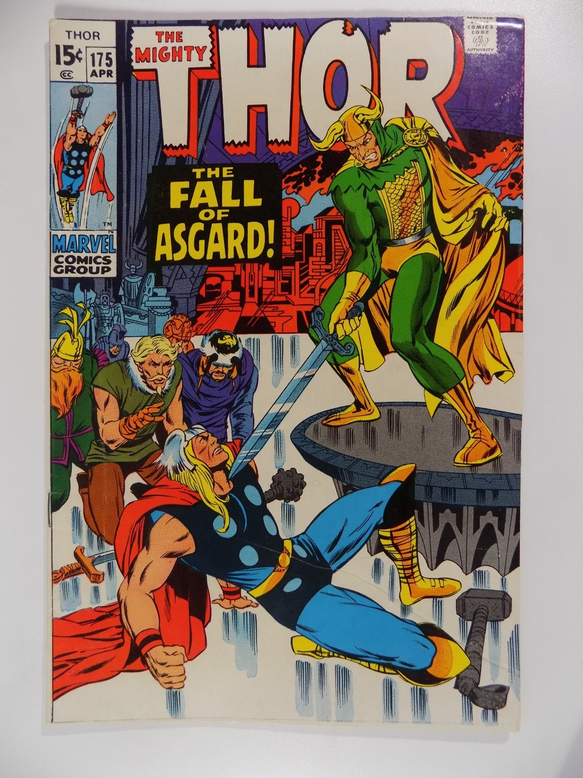 Thor #175 Marvel Comic April 1970 Very Fine-
