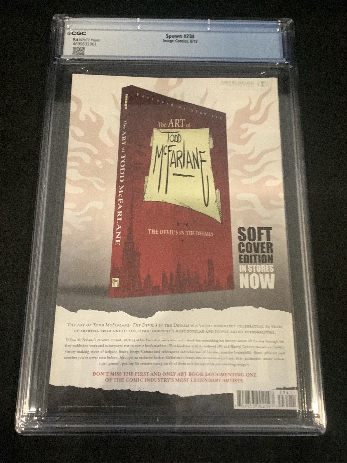 Spawn #234 ( Image Comics) CGC Graded 9.6 (NM+) White Pages, Low Print Run, 2013