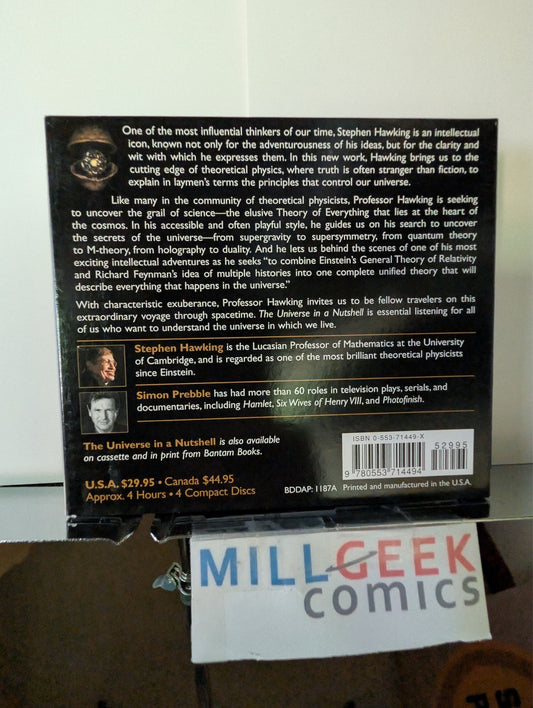 Stephen Hawking "The Universe in a Nutshell", Simon Prebble, 4 CDs -JD