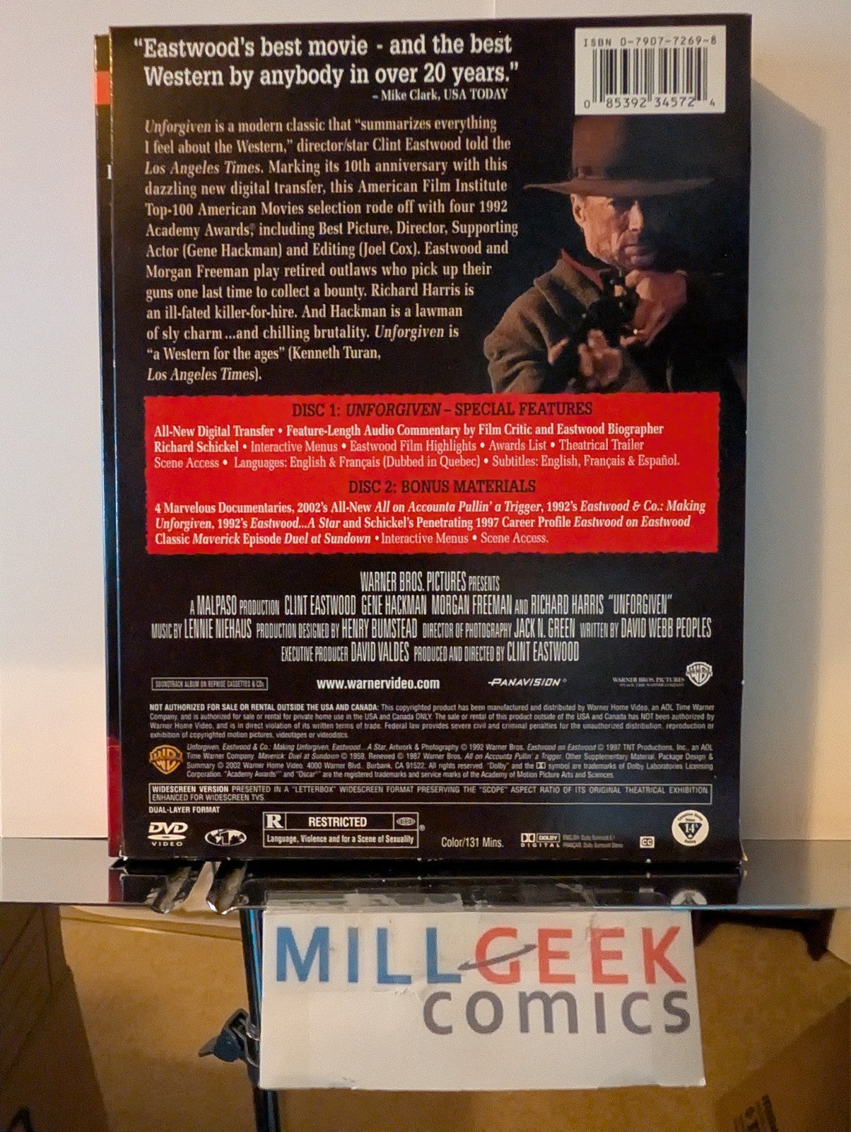 The Outlaw Josey Wales / Hang Em High / Unforgiven / High Plains Drifter(DVD)-JD