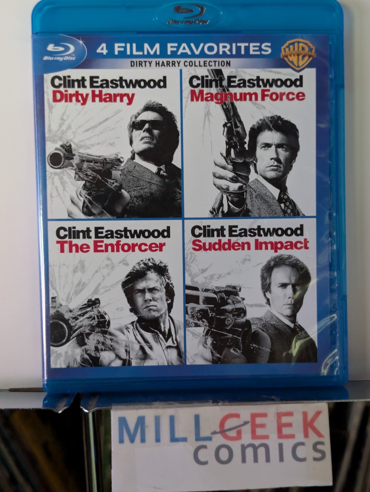 Dirty Harry / Magnum Force / The Enforcer / Sudden Impact (Blu Ray) -JD