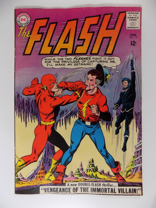 Flash #137 DC Comic Very Fine+ June 1963