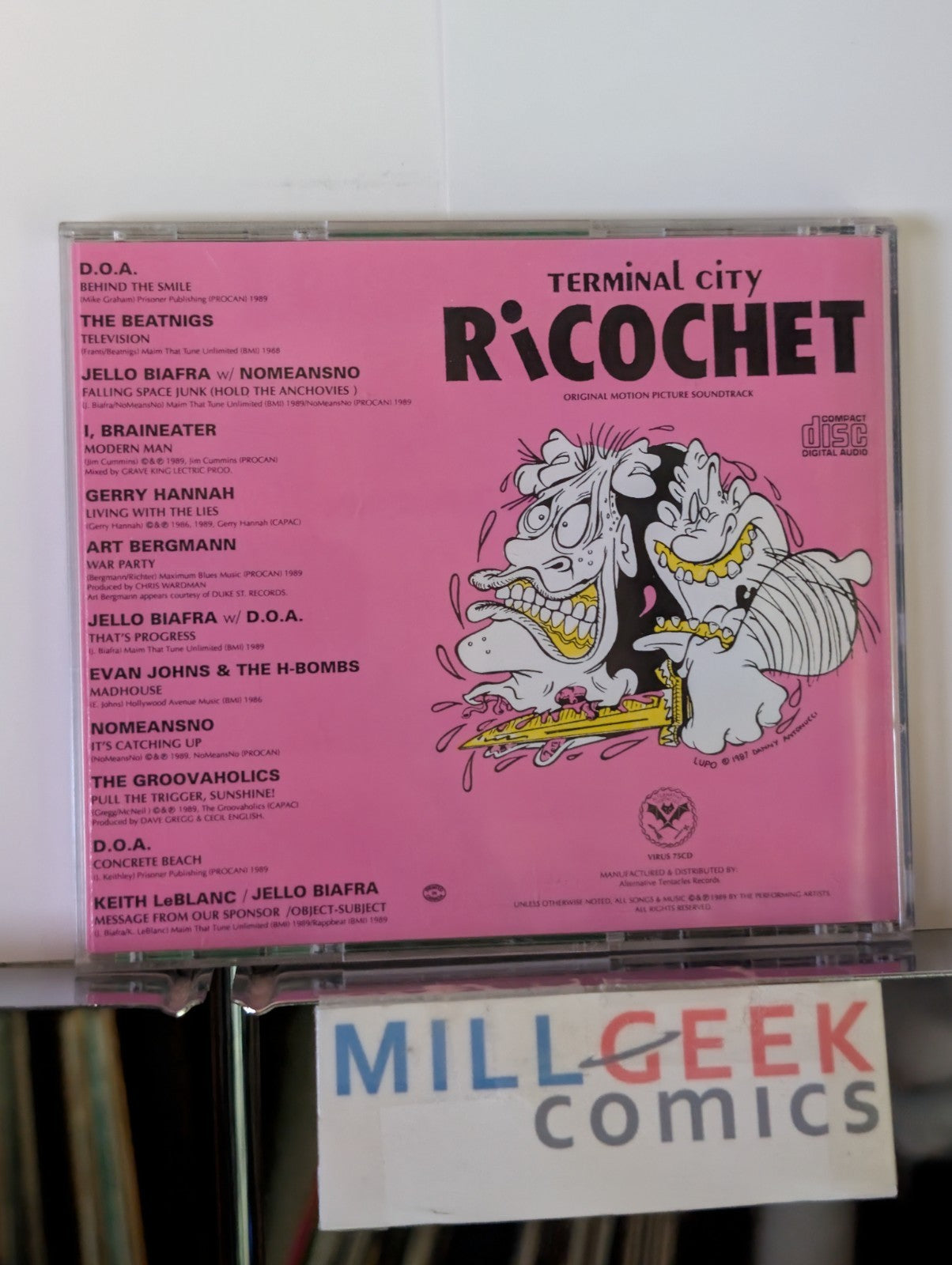 Terminal City Ricochet, CD, Original Motion Picture Soundtrack -JD
