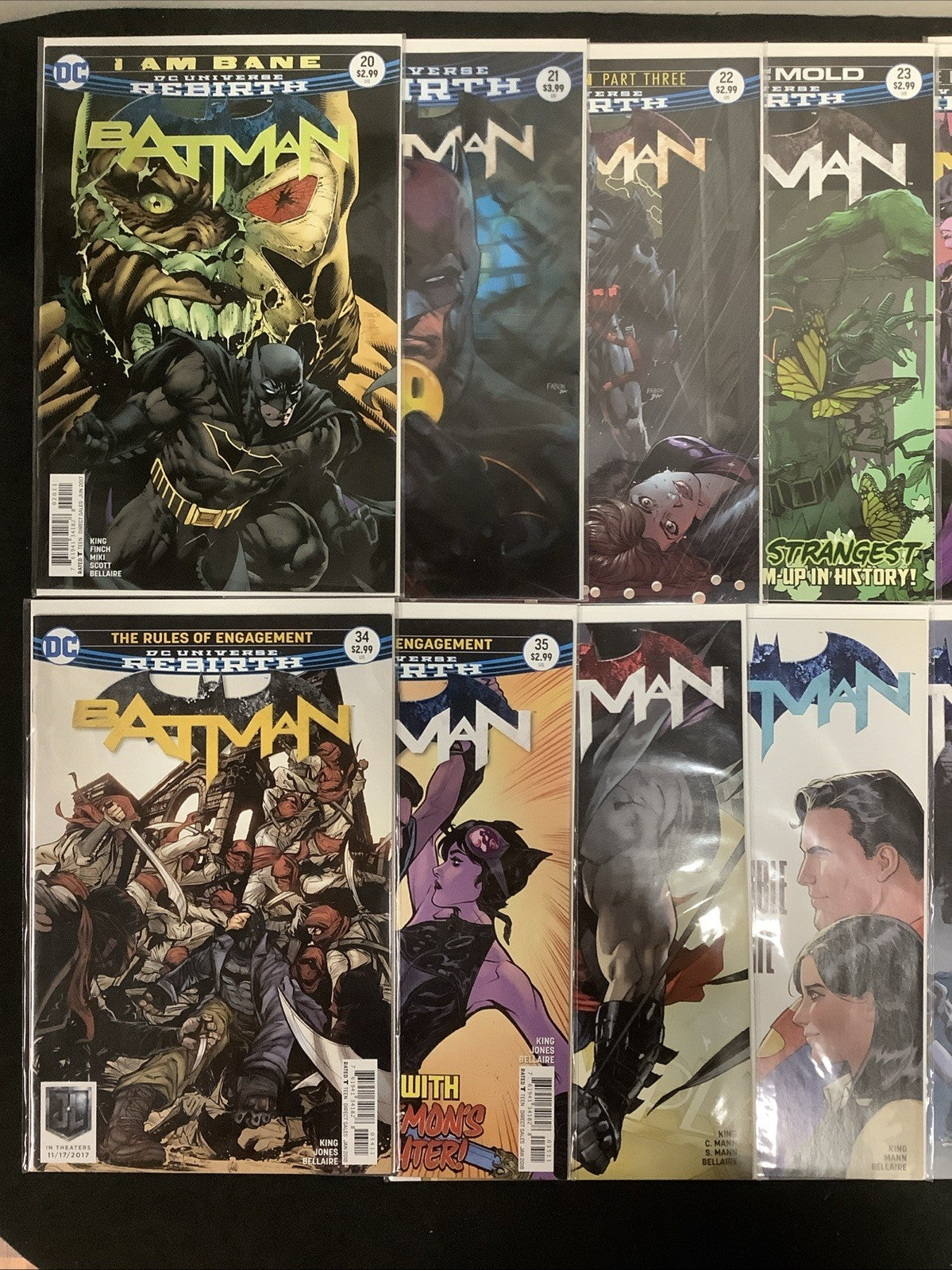 Batman #20-71 Comic Lot, DC Comics, Tom King, Batman/Catwoman Proposal, 2016