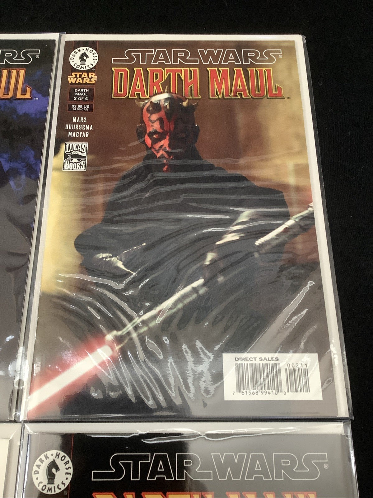 Star Wars Darth Maul #1-4 Complete Comic Set, Dark Horse, Photo Variant Covers