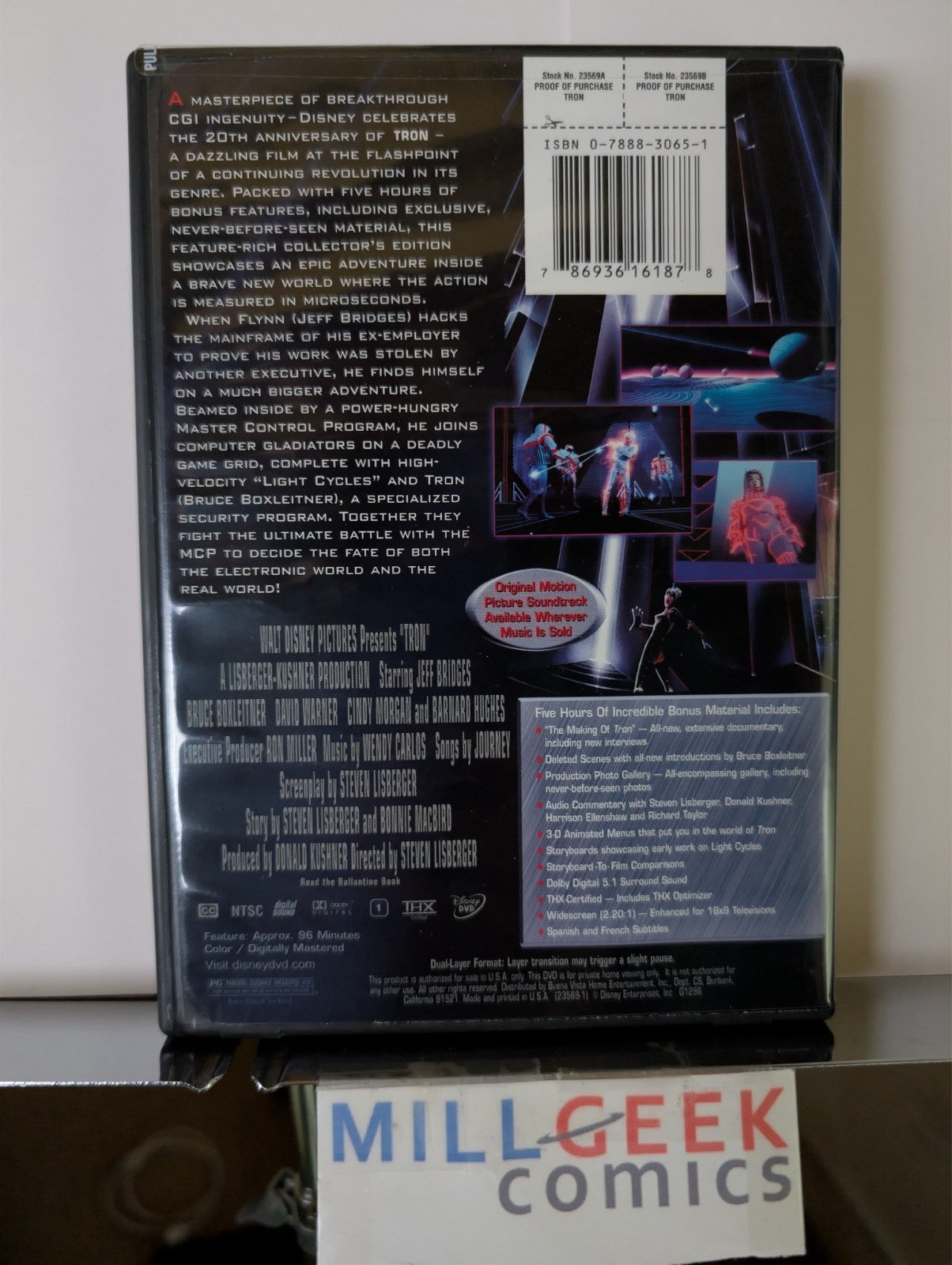 20,000 Leagues Under the Sea / The Rocketeer / Tron, 3 Movie Set (DVD) -JD