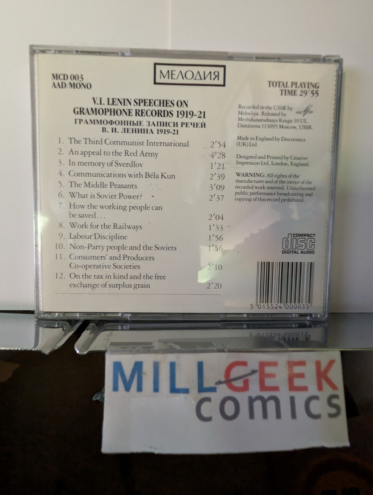 4 CDs About Russia: Speeches, Music, Theory -JD