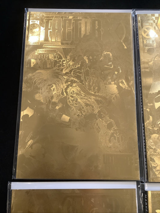 Marvel Age Of Apocalypse Gold Foil Comic Lot, 8 Comics, See Pics/Description