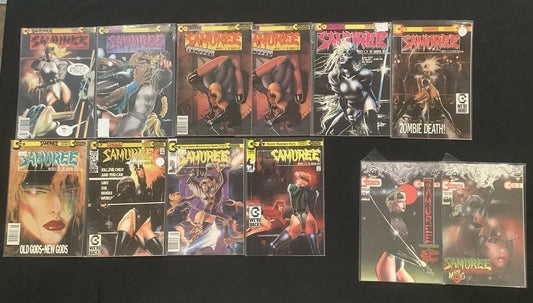 Samuree Comic Bundle: Vol 1 #1-9, Vol 2 #1-2 (#3 Newsstand + Direct Variants)