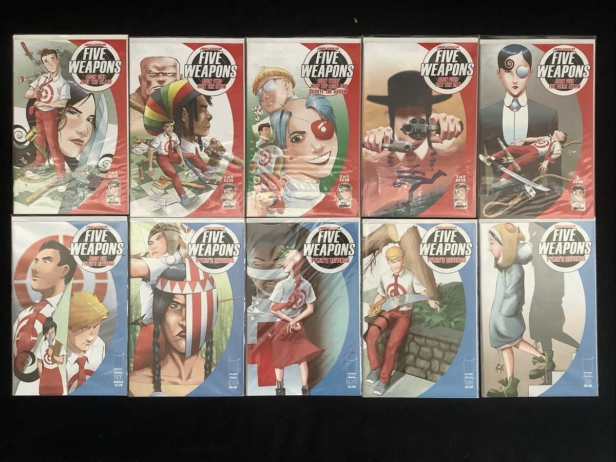 Five Weapons #1-10 Complete Comic Set, Image Comics, Jimmie Robinson, 2013