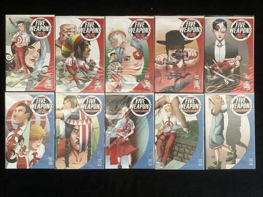 Five Weapons #1-10 Complete Comic Set, Image Comics, Jimmie Robinson, 2013