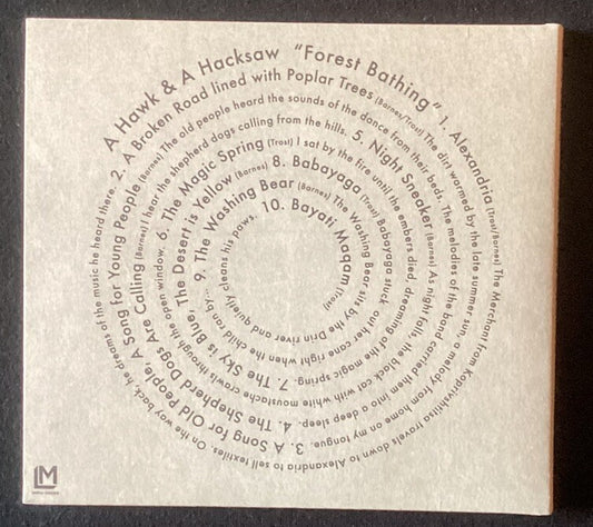 A Hawk and a Hacksaw - Forest Bathing (CD, Like New) -JD