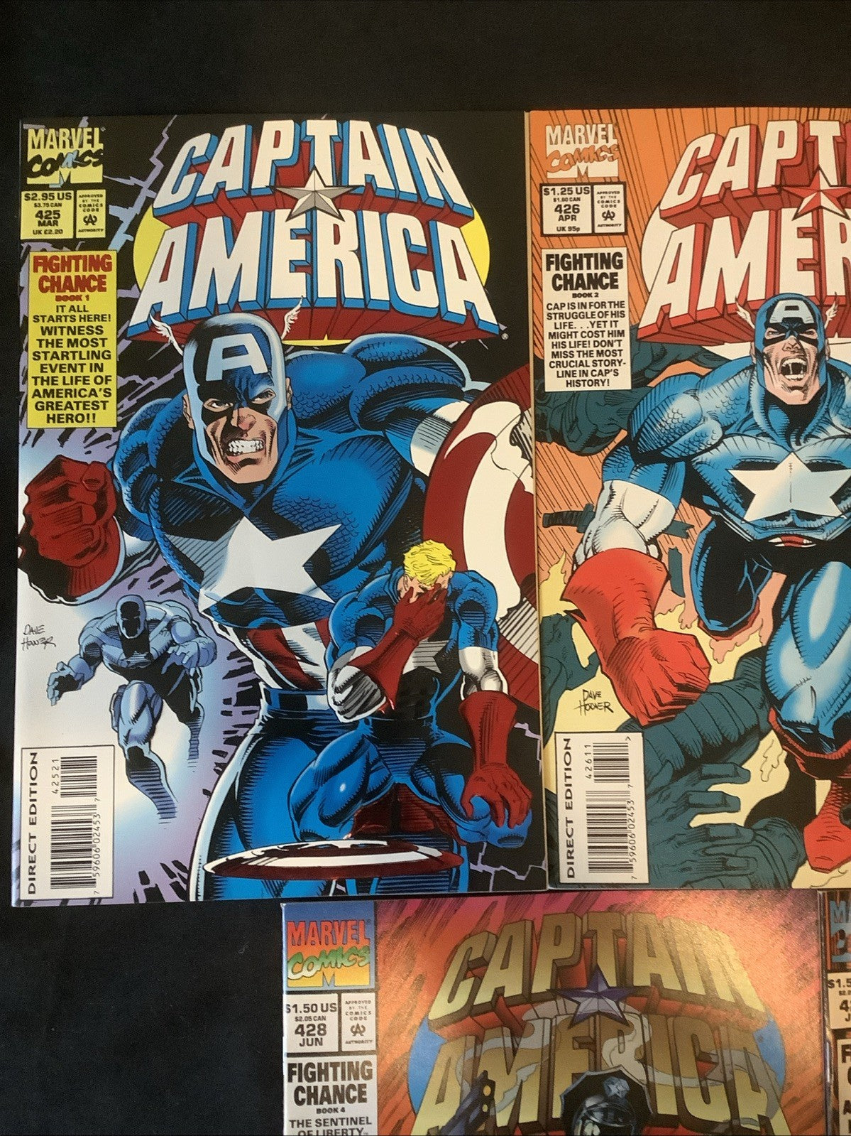 Captain America #425-429 Comic Lot, Marvel Comics, 1st App Americop, 1994