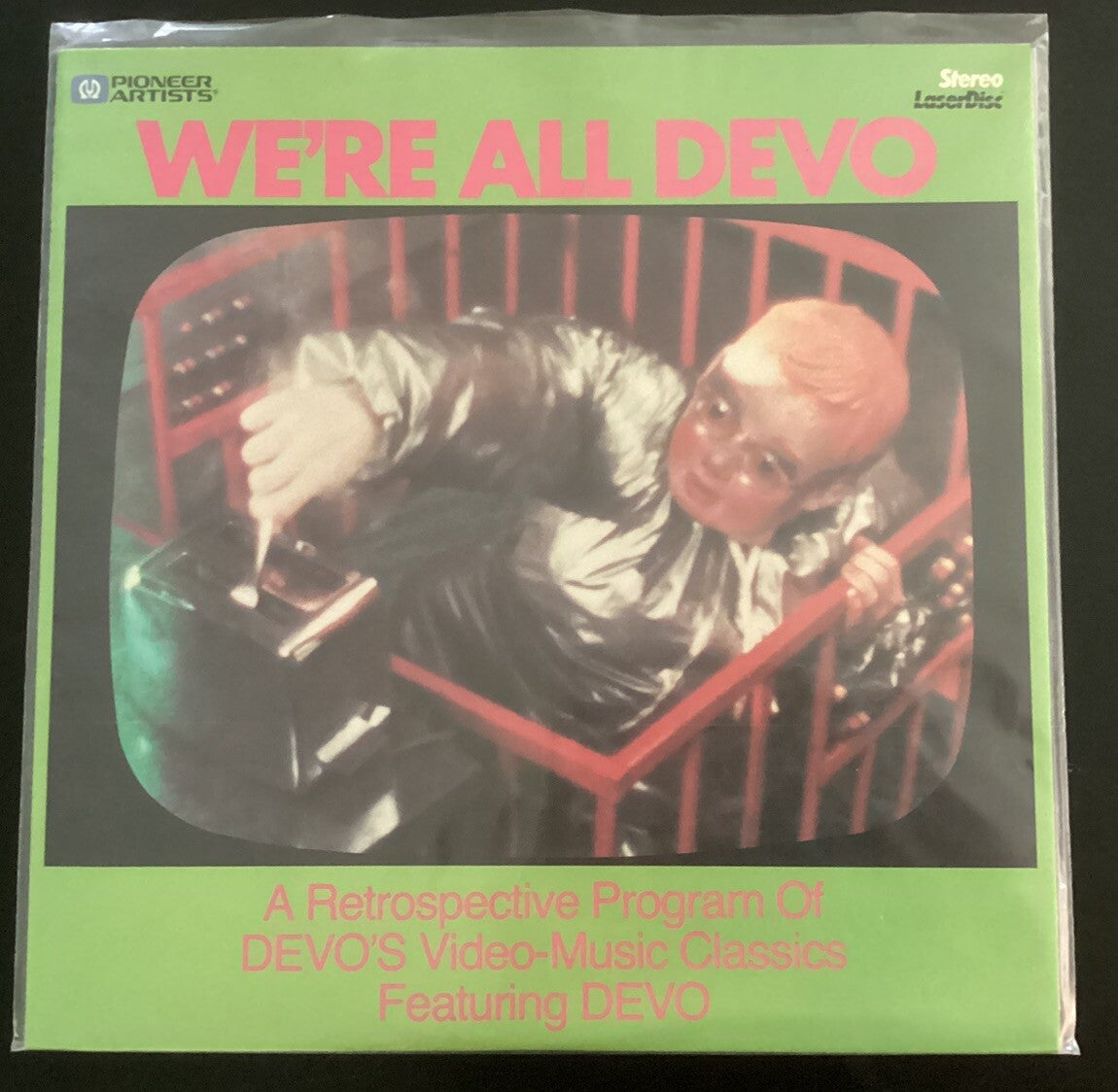 WE'RE ALL DEVO Laserdisc LD (1984, US, LIKE NEW, VERY RARE) -JD
