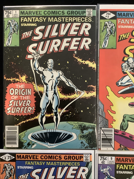 Fantasy Masterpieces #1-14 Complete Comic Set, Silver Surfer, High Grade, 1979