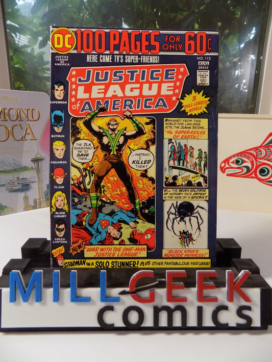 Justice League of America #112 DC Comic August 1974 Very Fine-