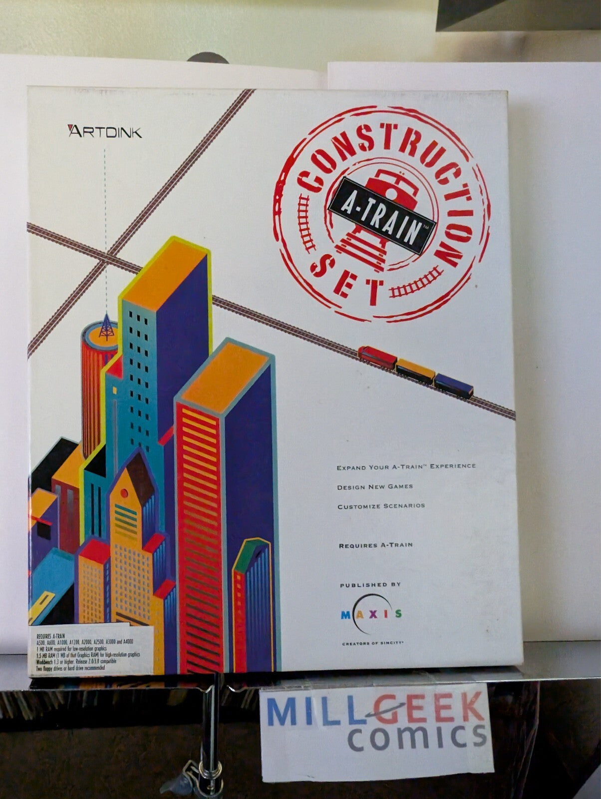 A-Train Construction Set (Amiga 3.5") Complete Big Box -JD