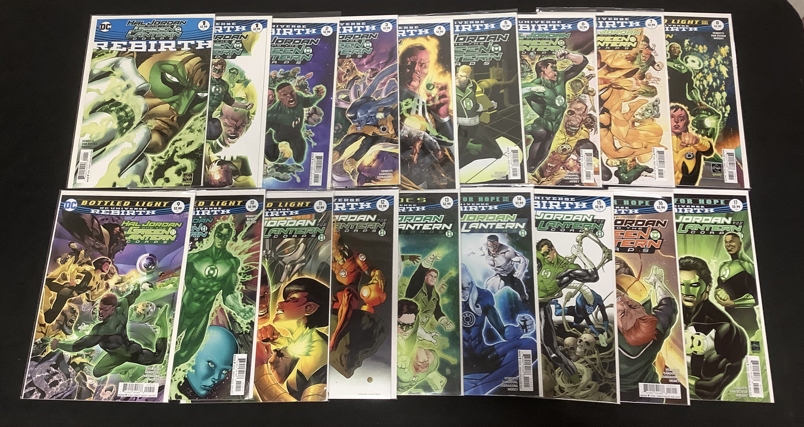 Hal Jordan: And The Green Lantern Corps #1-17 + Rebirth #1, DC Comics, Venditti