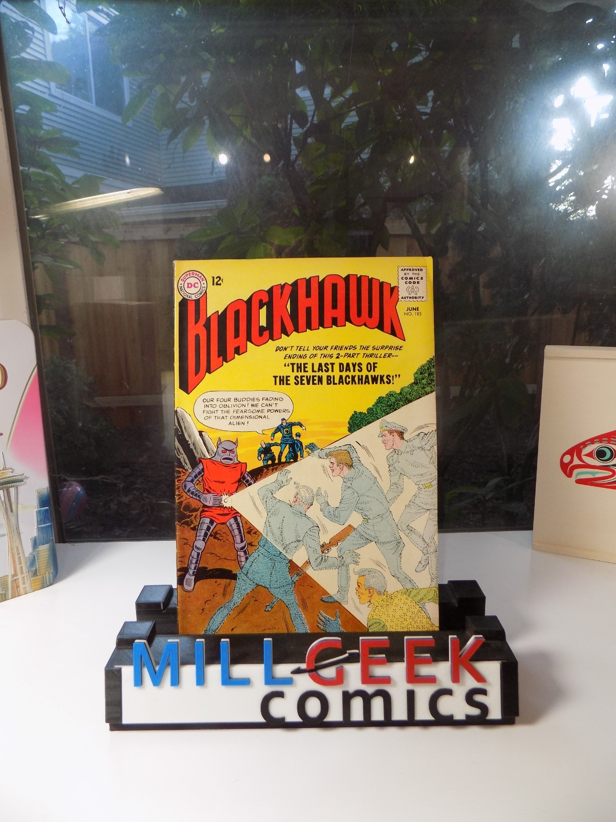 Blackhawk #185 DC Comic June 1963 Very Fine