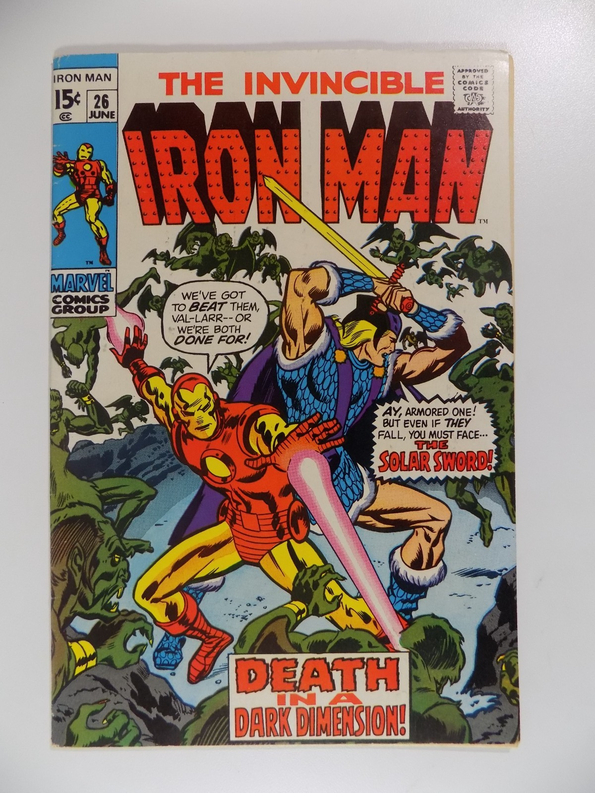 Iron Man #26 Marvel Comic June 1970 Very Fine-