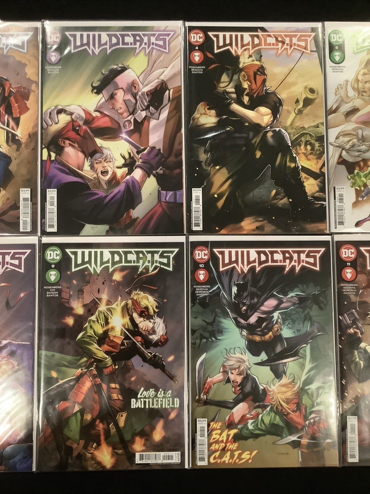 Wildc.A.T.S #1-12 Complete Comic Set, DC Comics, Rosenberg/Segovia, 2023