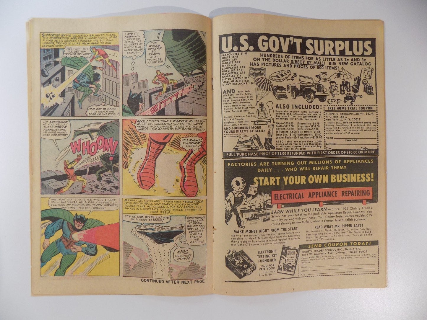 Avengers #15 Marvel Comic April 1965 Fine