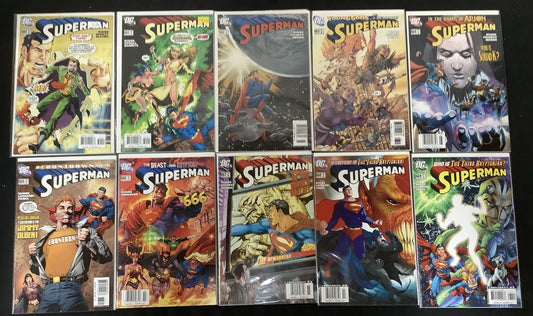 Superman #650-699 (Missing #697) + Annual #13 Comic Lot, Krypto Vs Atlas, DS