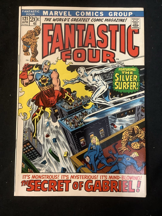 Fantastic Four #121 (1972) VF+ (8.5) Stan Lee/John Buscema, Death Of Air-Walker
