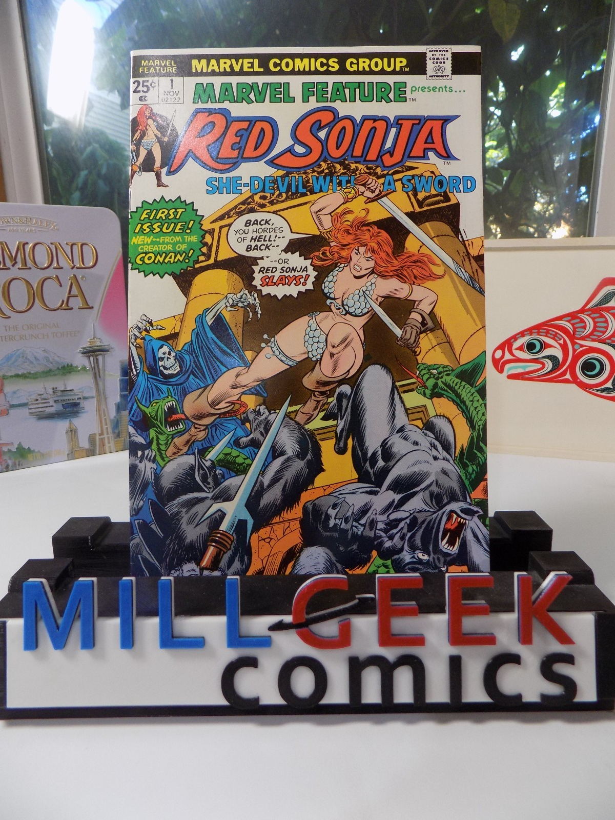 Marvel Feature #1 Marvel Comic Red Sonja November Very Fine+