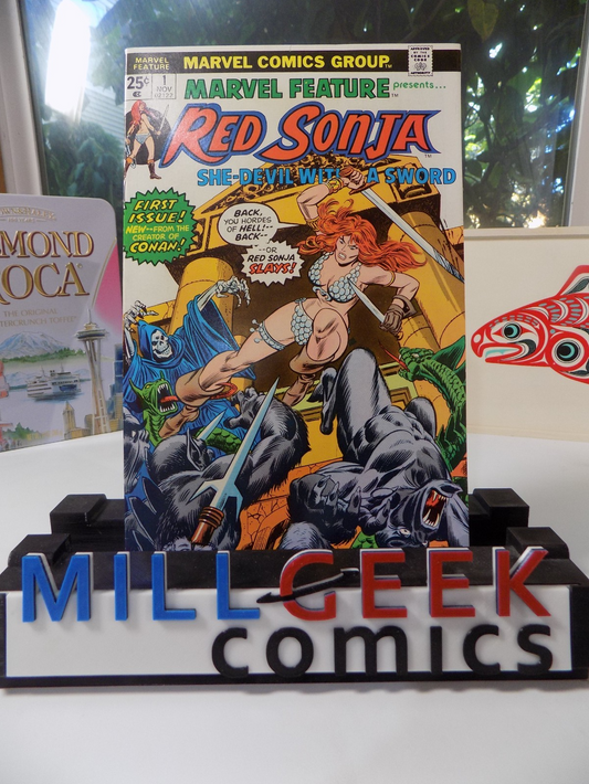 Marvel Feature #1 Marvel Comic Red Sonja November Very Fine+