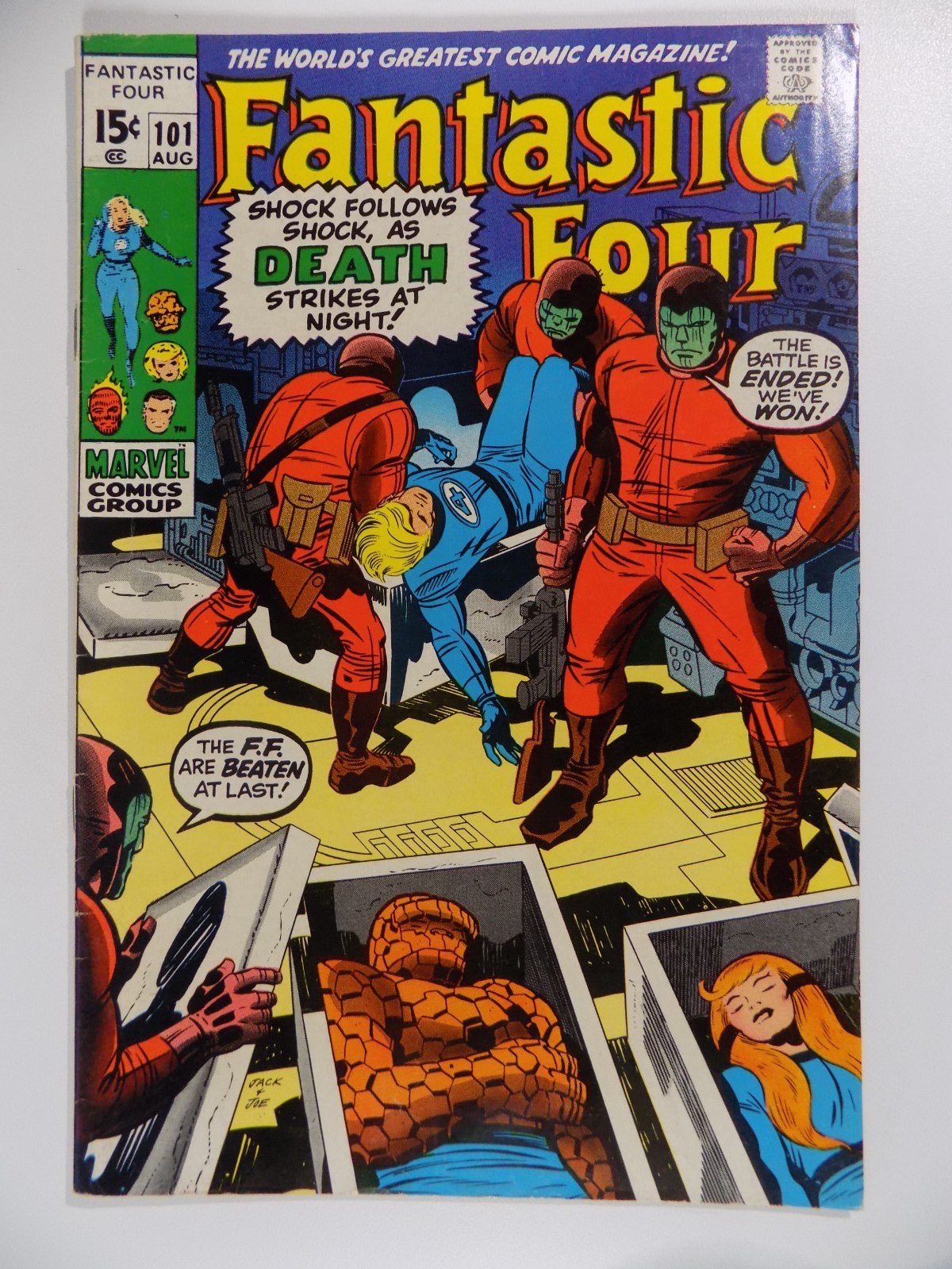 Fantastic Four #101 Marvel Comic August 1970 Very Fine-