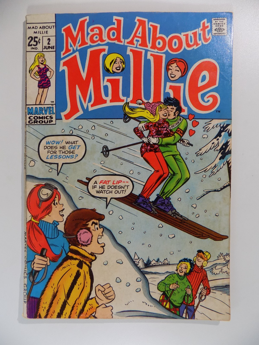Mad About Millie #2 Marvel Comic June 1969 Fine/Very Fine