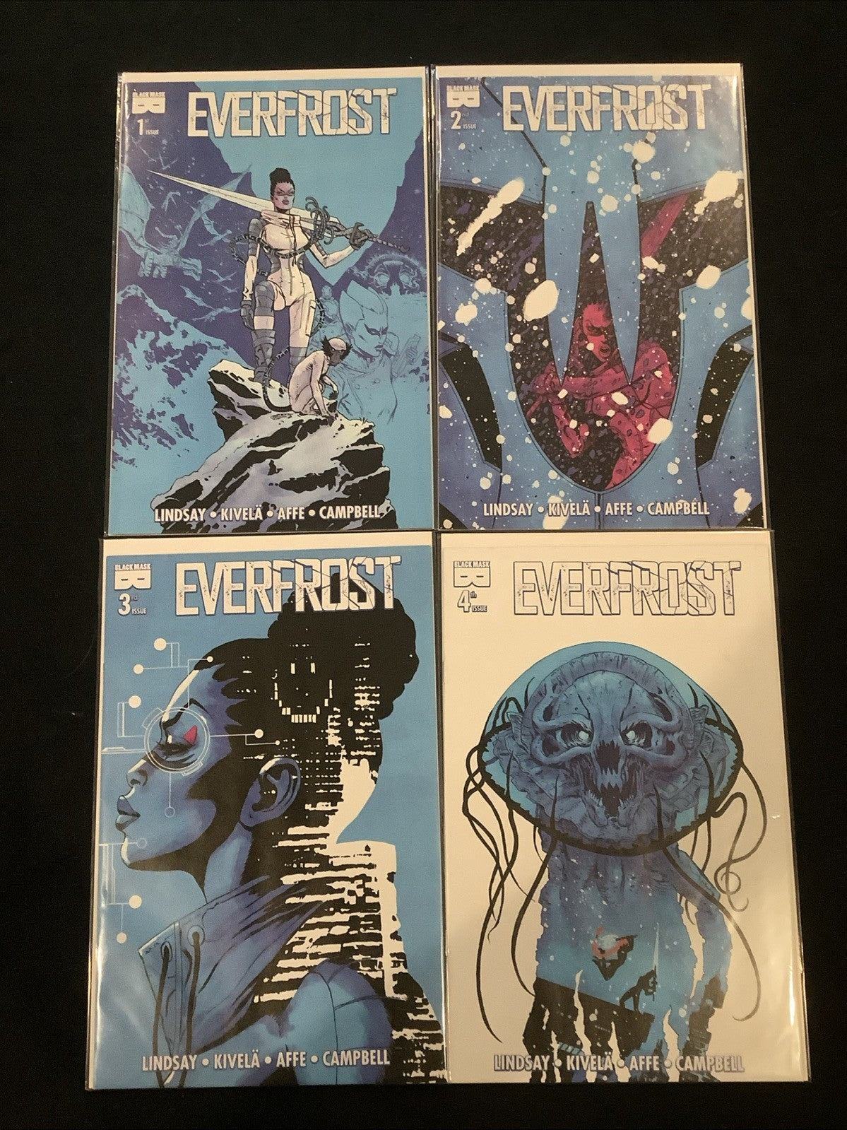 Everfrost #1-4 Complete Comic Series, Black Mask, Lindsay/Kivelä/Affe, 2021