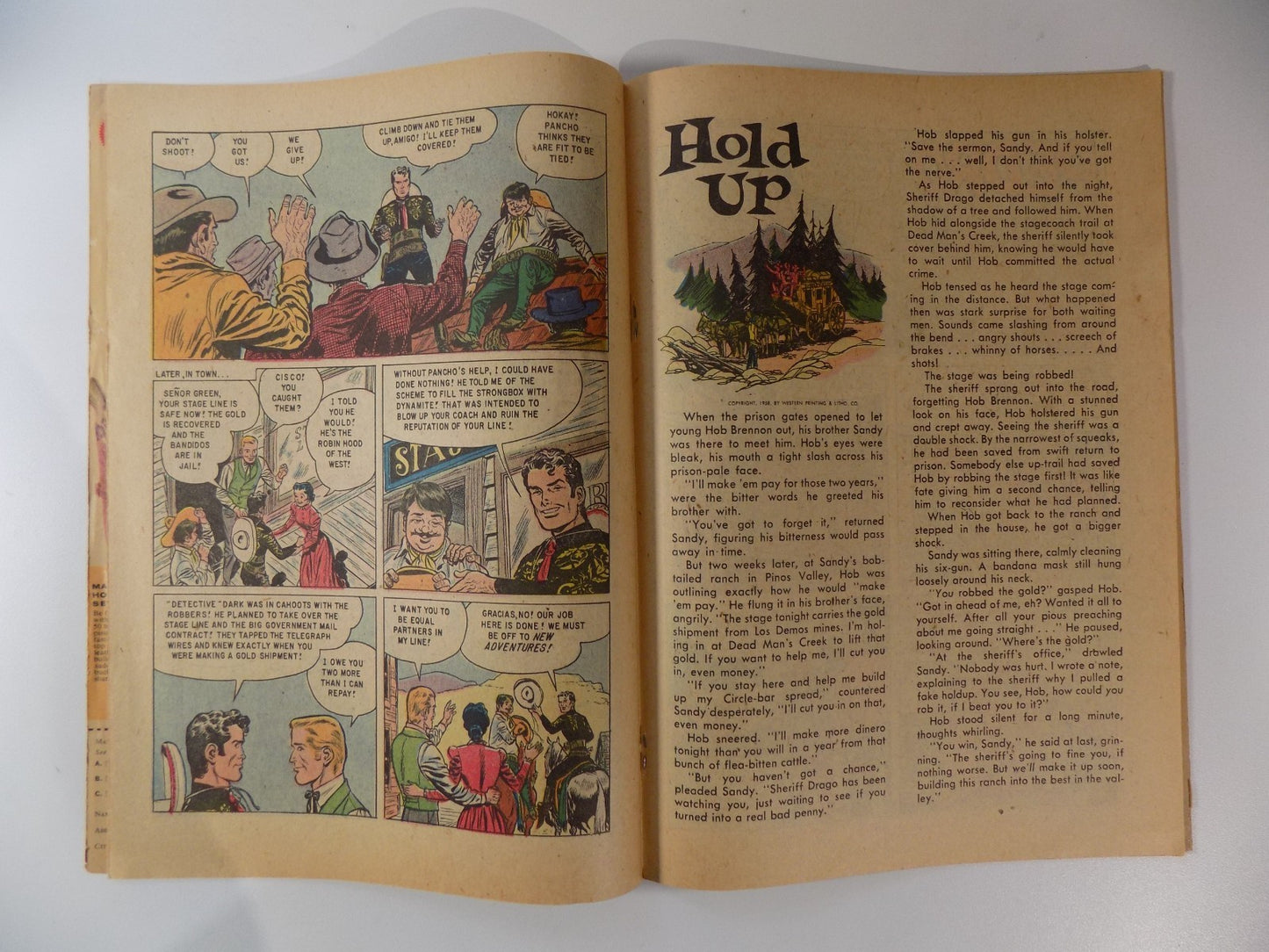 Cisco Kid #41 Final Issue! Dell Comic December 1958 Fine