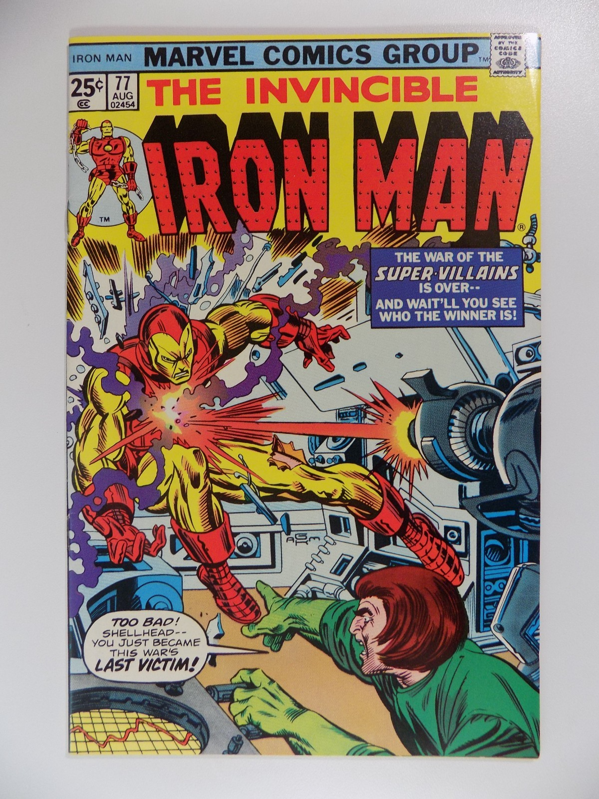 Iron Man #77 Marvel Comic August 1975 Very Fine
