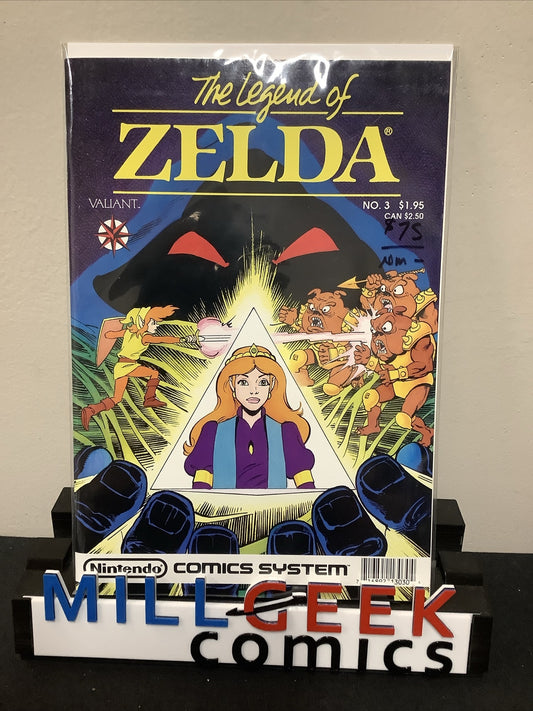 Link The Legend of Zelda #3 (1990) NM- (9.2)  “Secrets Of The Triforce” DLL