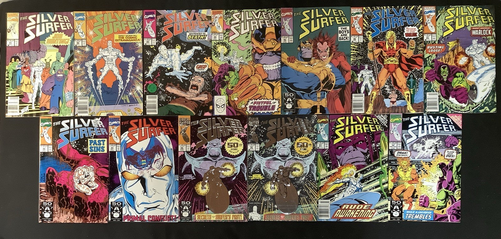 Silver Surfer #1-82 + #50 Comic Lot, Reader Copies, 1st App Infinity Gauntlet