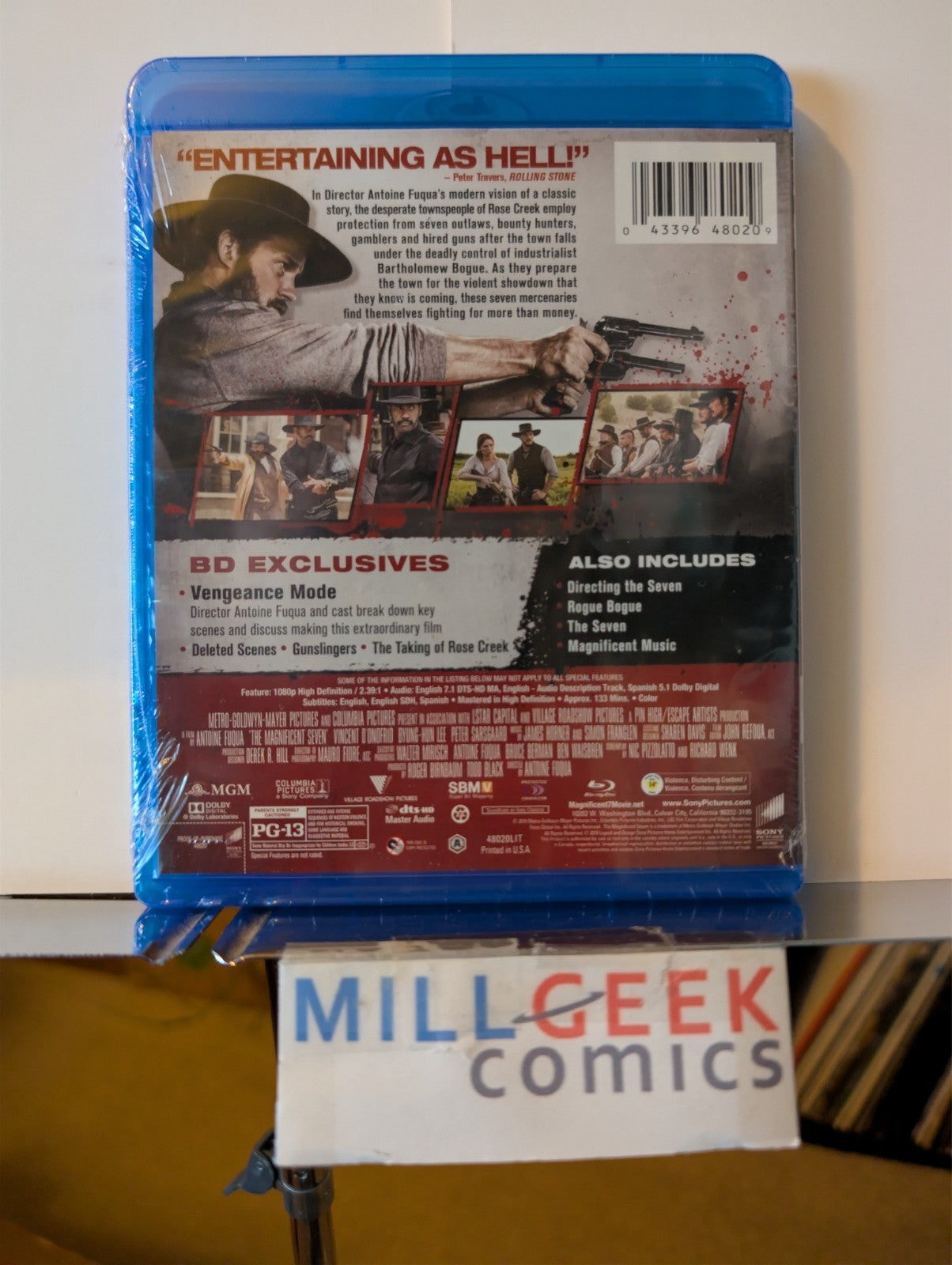 The Magnificent Seven (2016) / A Fistful of Dynamite, 2 Movie Set (Blu-ray) -JD