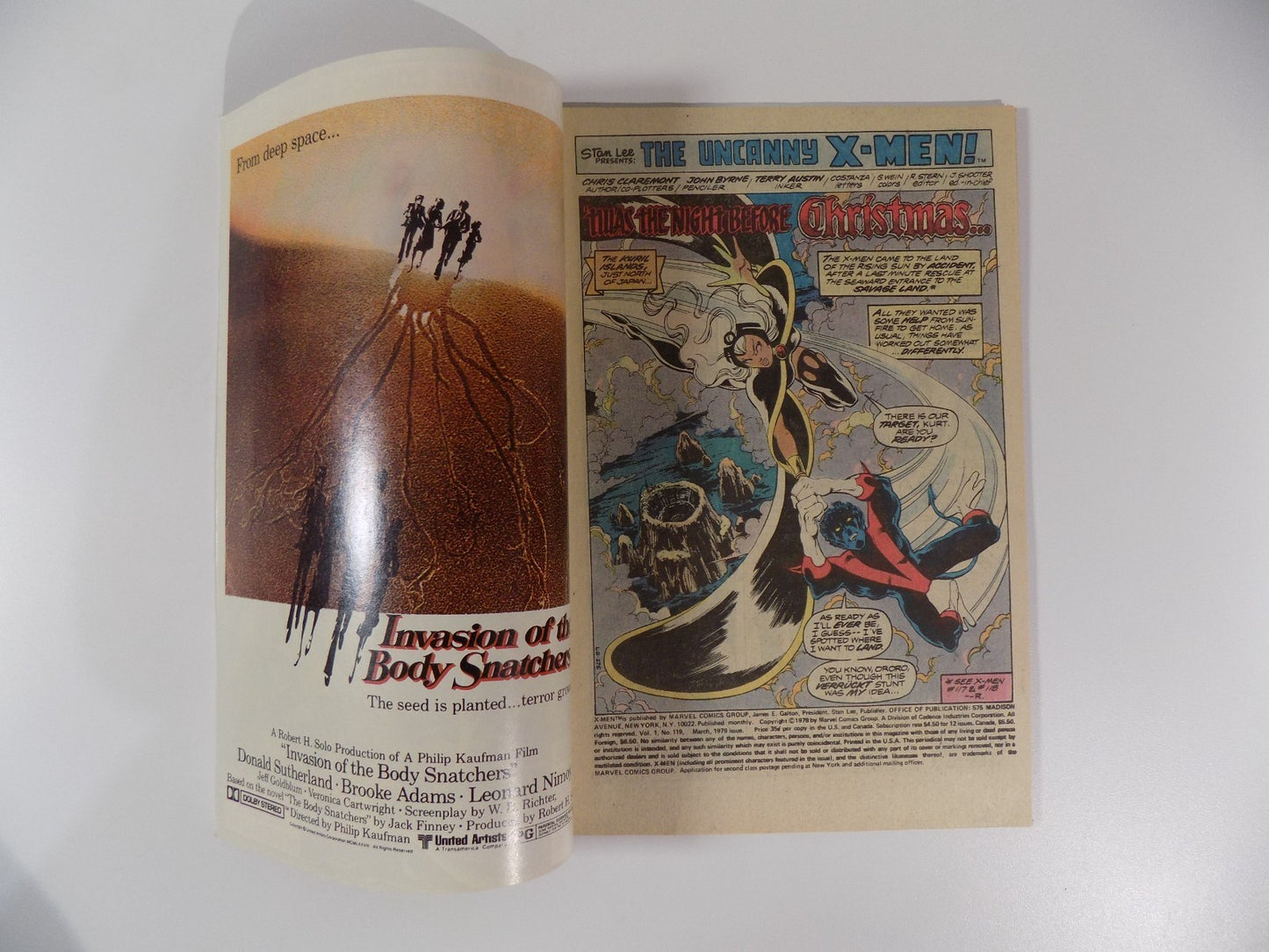 Uncanny X-Men #119 Marvel Comic March 1979 Very Fine+