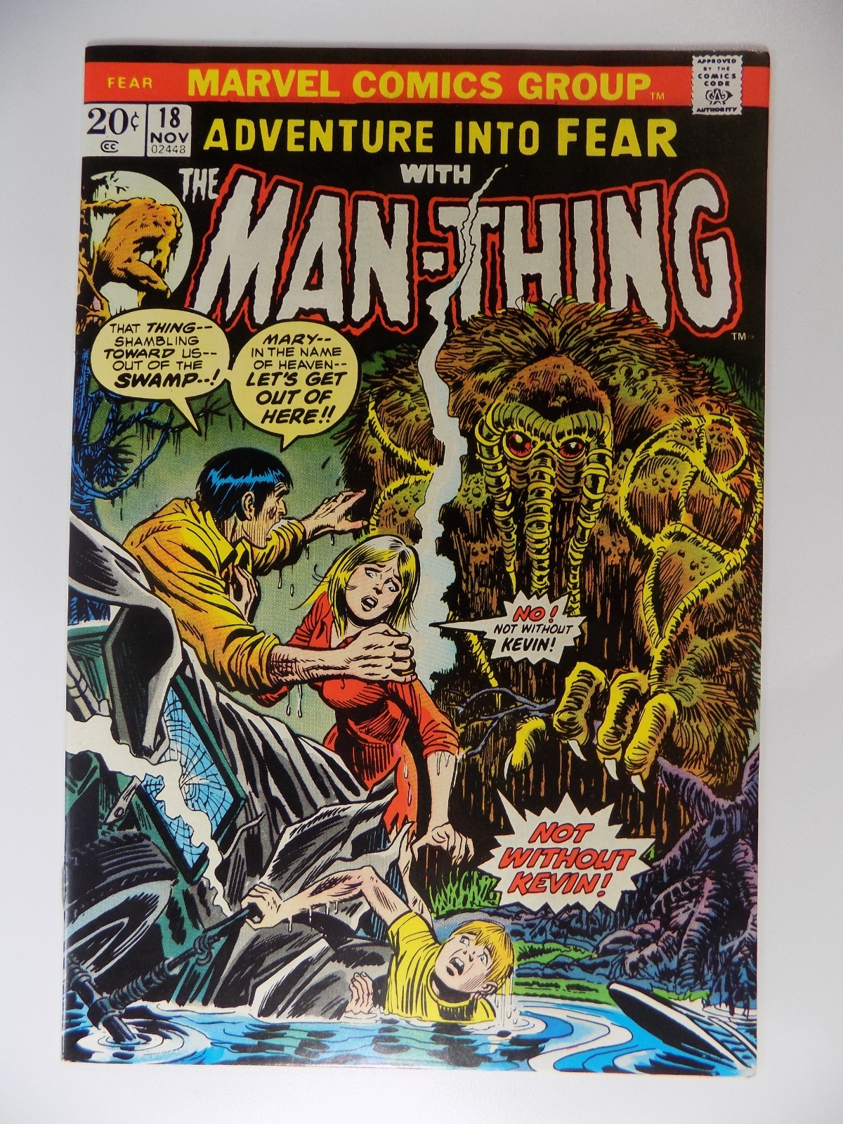 Adventure Into Fear #18 Marvel Comic November 1973 Very Fine/Near Mint