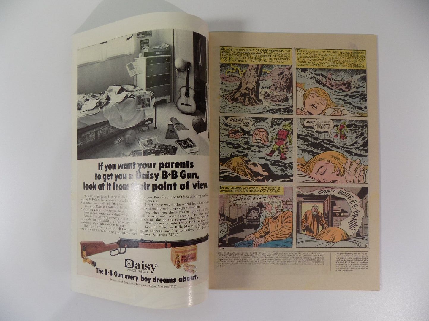 Sandman #1 DC Comic 1974 Very Fine+
