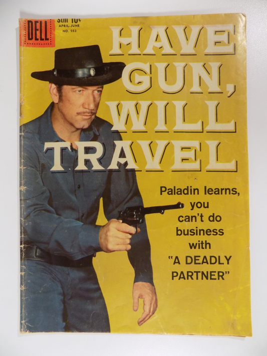 Four Color #983 Have Gun, Will Travel Dell Comic April-June 1959 Very Good/Fine