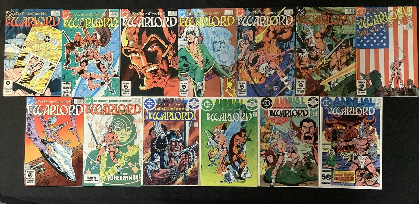 Warlord #1-86 + Annuals #1-4 & 1st Issue Special #8, 1st App Warlord, See Pics