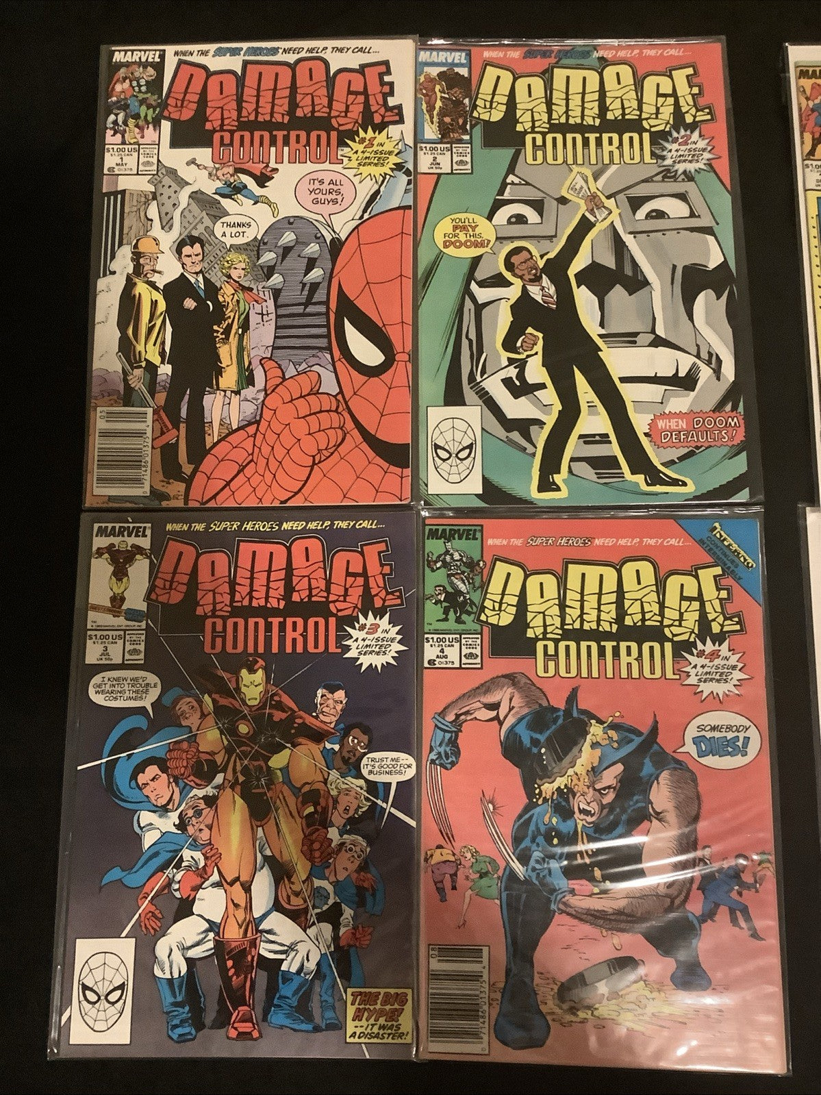 Damage Control Comic Bundle: Vol.1 #1-4, Vol.2 #1-4, Complete, 8 Books Total