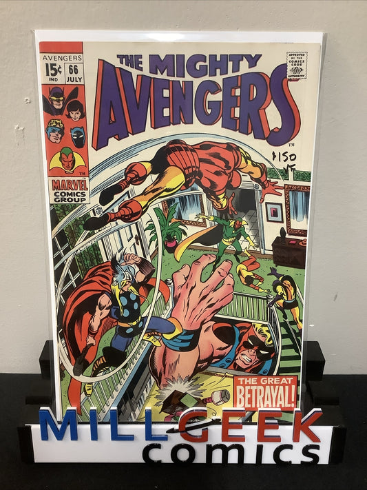 Avengers #66 (1969) VF (8.0) 1st Appearance of Ultron-6, 1st Mention Adamantium