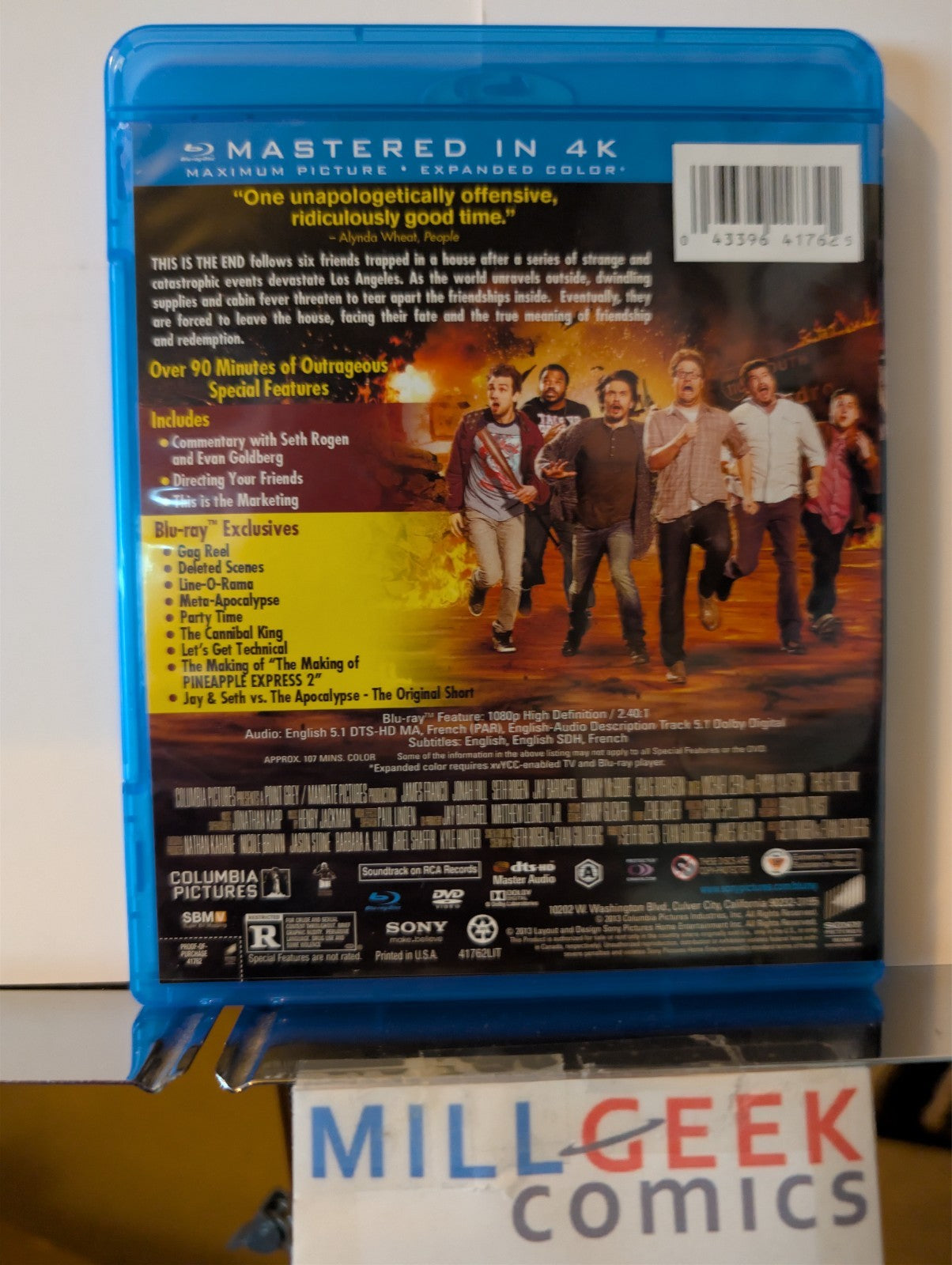 The Night Before / This Is The End, 2 Seth Rogen Movie Set (Blu-ray) -JD