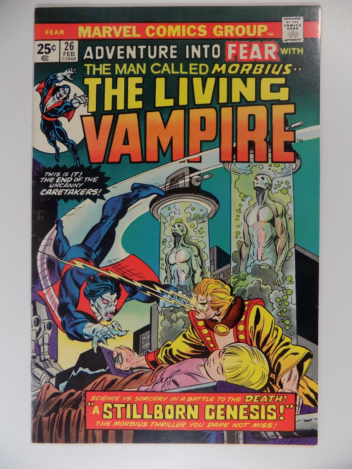 Adventure Into Fear #26 Marvel Comic February 1975 Very Fine-